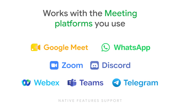RecordMeeting - 一键录制并转录 Google Meet 会议 产品图片 2