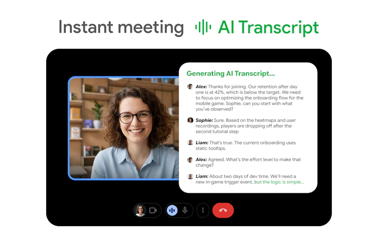 RecordMeeting - 一键录制并转录 Google Meet 会议 产品图片 4