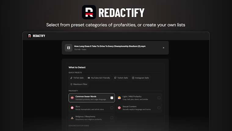 Redactify