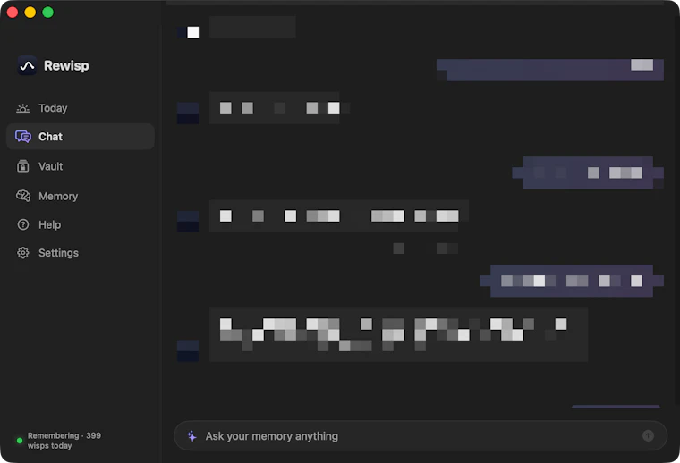 Rewisp — an ambient memory for your Mac - 一眼即存,随时可问。 产品图片 8