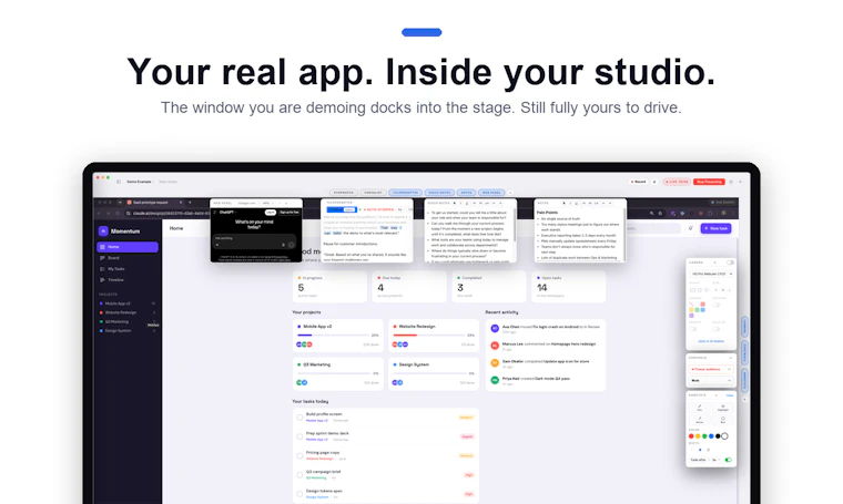 Sales Studio - macOS 专属私密实时演示工作室 产品图片 2