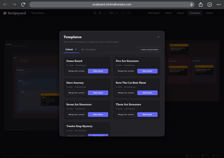 Scriptyard - 免费的可视化故事开发工作空间 产品图片 5