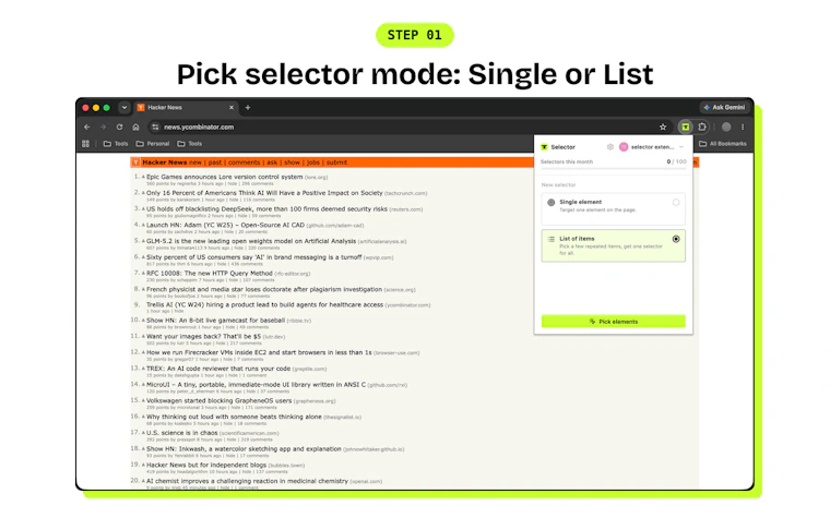 Selector Forge
