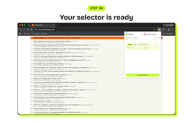 Selector Forge