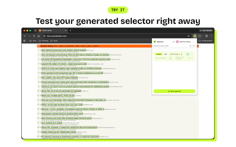 Selector Forge