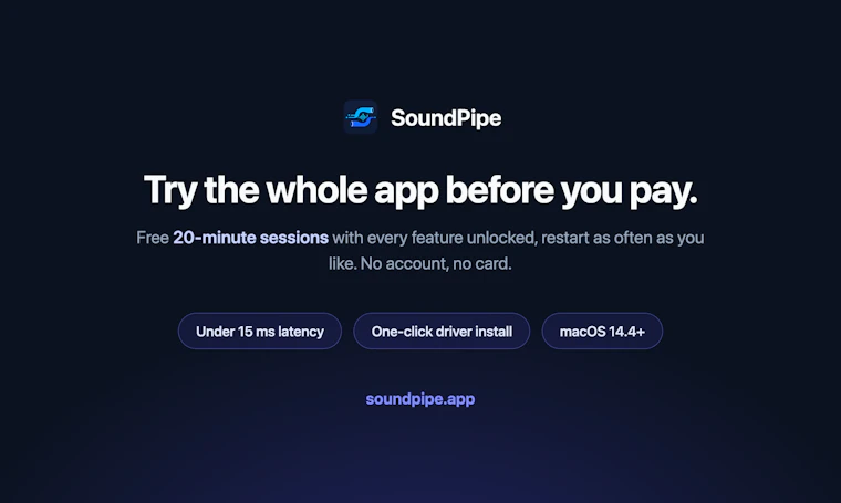 SoundPipe Mac调音台 产品图片 5