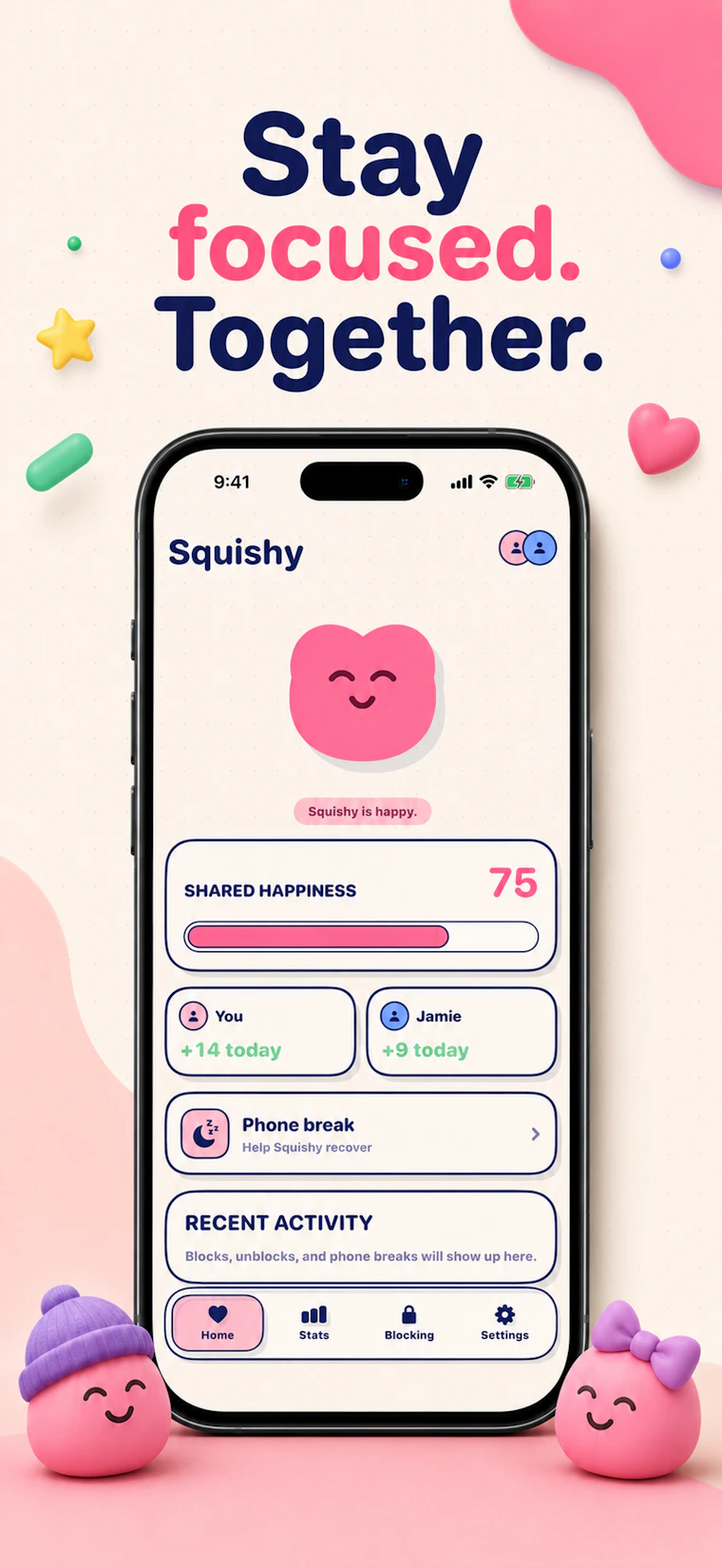 Squishy - 与TA共同养活的屏幕时间宠物 产品图片 2
