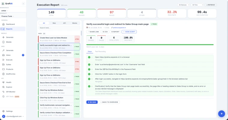 SwiftScale Software - 像人类讲解一样测试应用的 QA 智能体 产品图片 5