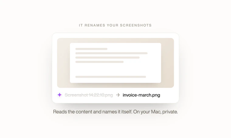 Tidy - 你的 Mac 自动整理：截图、安装包、下载文件 产品图片 3