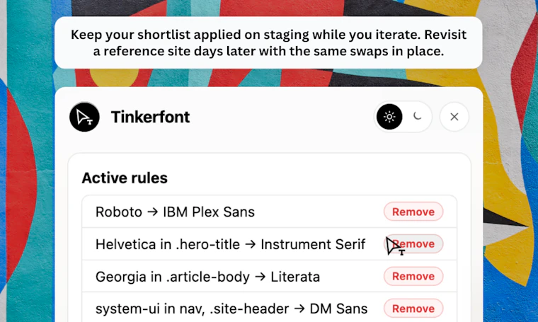 Tinkerfont