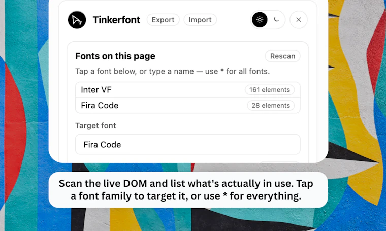 Tinkerfont