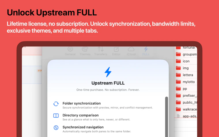 Upstream FTP