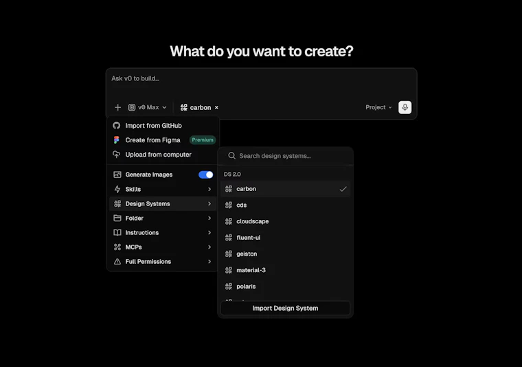 v0 Design Systems 2.0