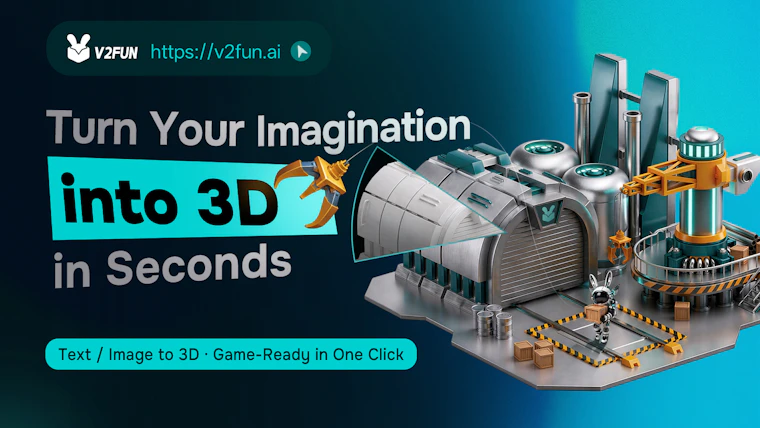 V2Fun - 一键生成8K超清贴图与AI动捕驱动的3D角色 产品图片 3
