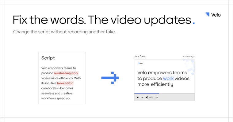 Velo 3.0 - AI 视频基础设施，助力讲解、培训与销售全面提速。 产品图片 6