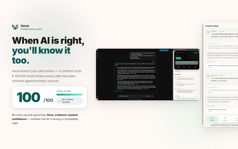 AI hallucination verification tool 产品图片 4
