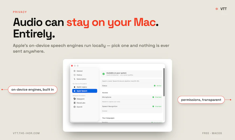 VTT for Mac