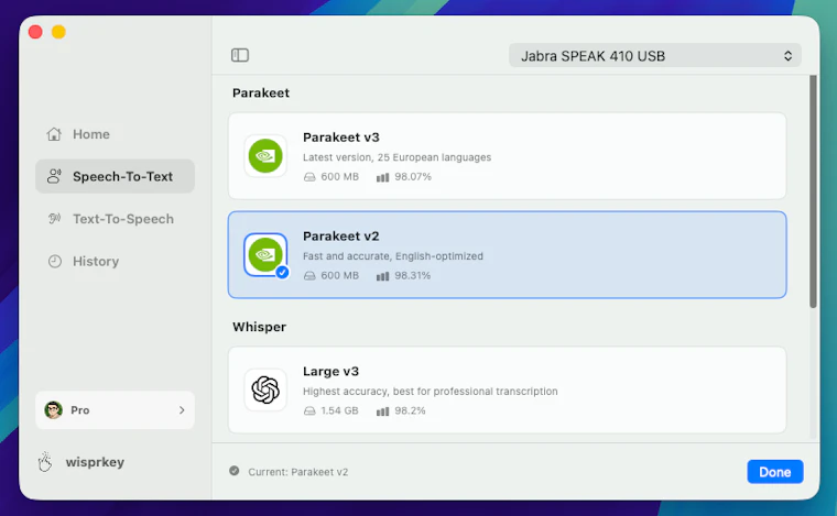 Wisprkey - 用语音掌控Mac任意应用 产品图片 3
