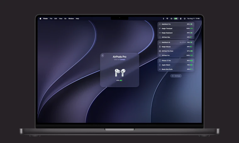 AirBuddy 3 - 轻松管理设备，在多台 Mac 间无缝切换 产品图片 2