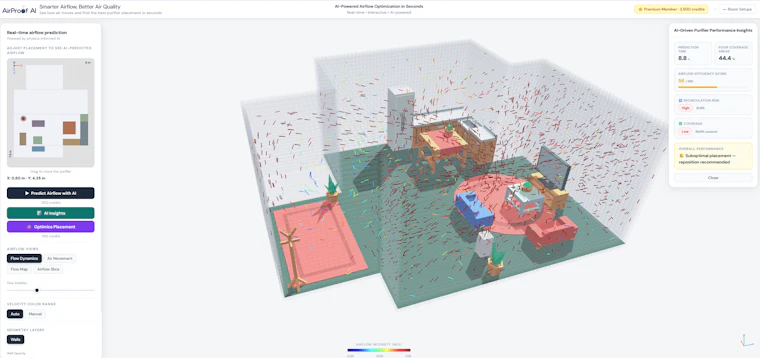 AirProof AI - 秒速锁定空气净化器最佳摆放位置 产品图片 2