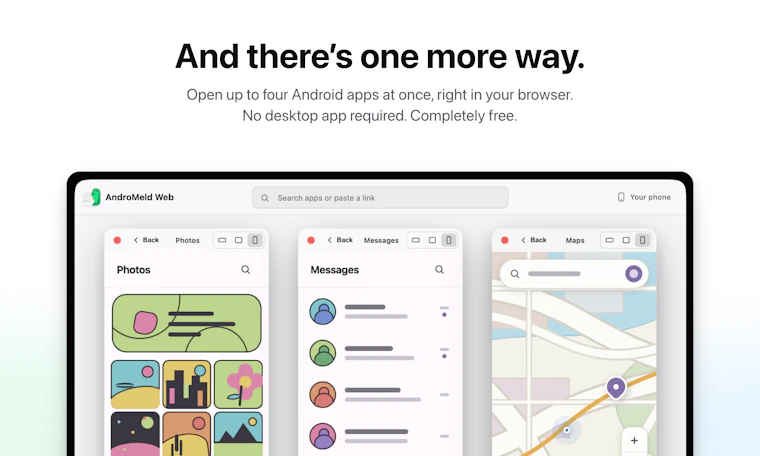 AndroMeld - 为 Android 与 Mac 打造无缝衔接的连续性体验 产品图片 5