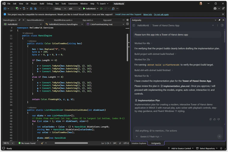 Antigravity IDE Extensions - Antigravity 智能体现已内置于您常用的编辑器中 产品图片 2