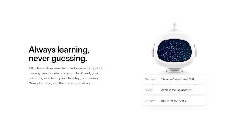 Atlas by WorkOS - 你的 Slack AI 办公搭档 产品图片 4
