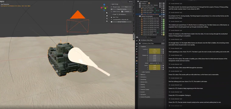 Blender Agent Bridge - 面向Blender AI工作流的开源MCP桥接工具 产品图片 5