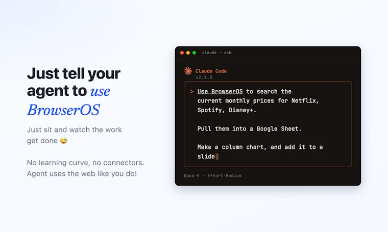 BrowserOS neo - 专为 Claude、Cowork 与 Codex 打造的专属浏览器 产品图片 2