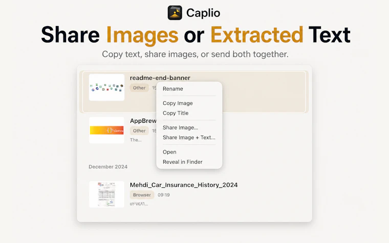 Caplio - 轻松查找、整理并复用Mac上的每一张图片 产品图片 2