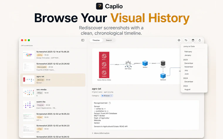 Caplio - 轻松查找、整理并复用Mac上的每一张图片 产品图片 3