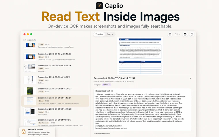 Caplio - 轻松查找、整理并复用Mac上的每一张图片 产品图片 6