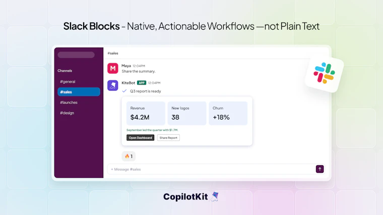 Channels SDK - 在 Slack 与 Teams 中部署智能体，告别生产环境运维焦虑。 产品图片 4