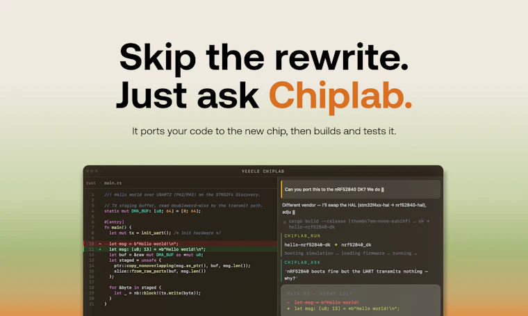 Chiplab - 零硬件门槛，虚拟芯片直测固件 产品图片 2