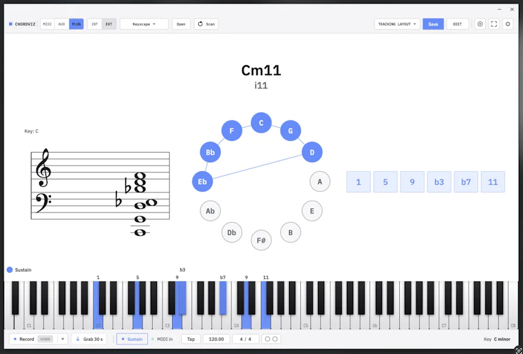ChordViz - 为MIDI与音频打造专属音乐可视化工作台 产品图片 2