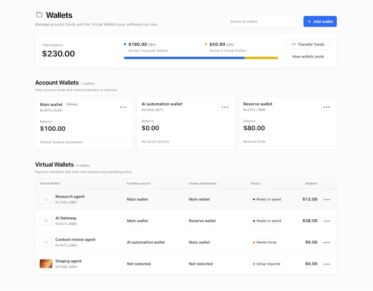 Cloudflare Wallets - 面向智能体互联网的可编程钱包 产品图片 2