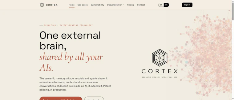 Cortex by SKYNETLAB - 智能决策，只保留高价值记忆的AI记忆层 产品图片 2