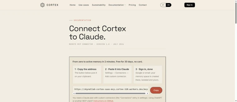 Cortex by SKYNETLAB - 智能决策，只保留高价值记忆的AI记忆层 产品图片 4
