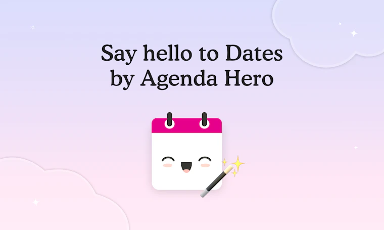 Dates by Agenda Hero - 为万事万物制定计划。与任何人自由共享。 产品图片 1