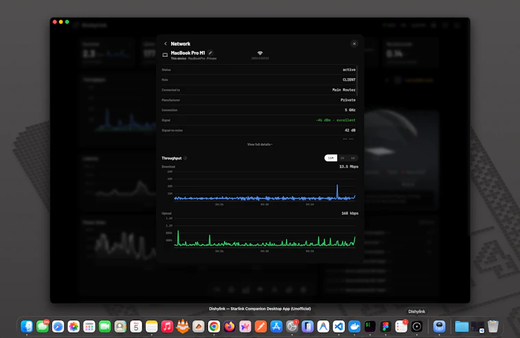 Dishylink - 面向 Mac、Windows 及网页端的开源星链监控应用 产品图片 11