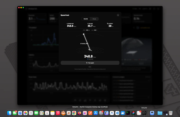Dishylink - 面向 Mac、Windows 及网页端的开源星链监控应用 产品图片 8