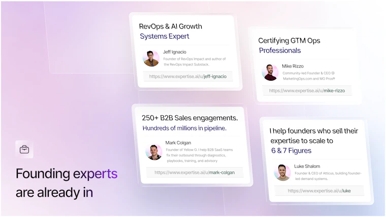 Expertise AI - 将你的GTM技能转化为持续收入 产品图片 7