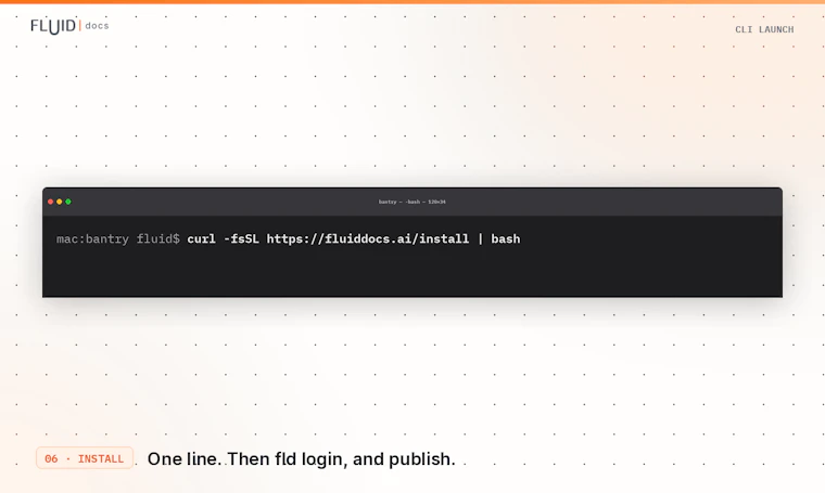 FluidDocs CLI - 发布可交互文档，自动答疑并实时反馈 产品图片 6