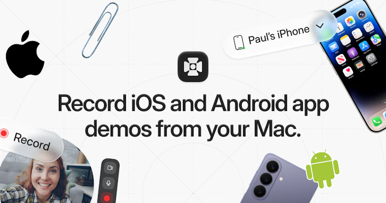 FrameOS - 从 Mac 一键录制 iOS 与 Android 屏幕画面。 产品图片 1
