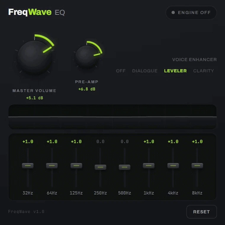 FreqWave EQ - 借助实时均衡器,随心定制网页音频体验 产品图片 4
