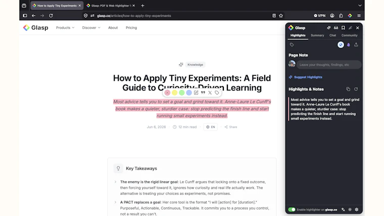 Glasp for Firefox - 在Firefox中高亮并总结任意网页、PDF或视频内容 产品图片 4