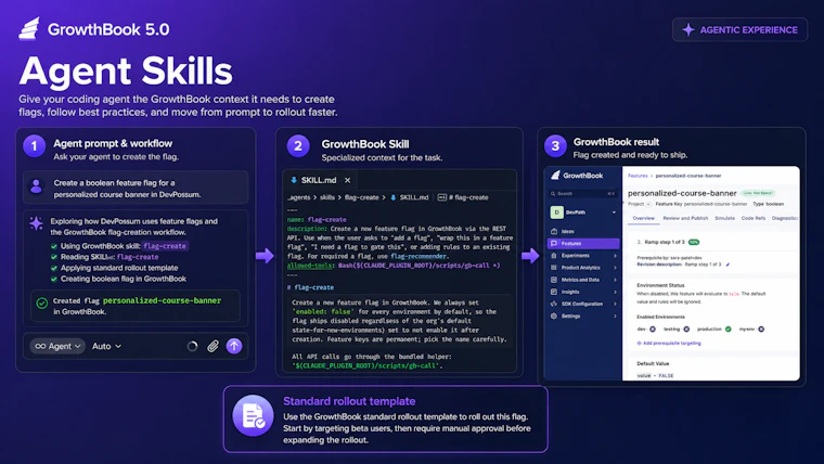 GrowthBook 5.0 - 规模化构建、敏捷发布与持续迭代 产品图片 4