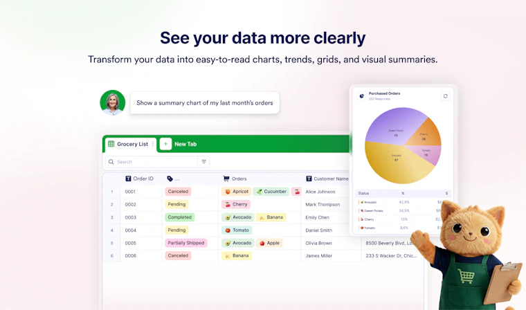 Jotform AI Data Assistant - 借助AI将表单数据转化为洞察与行动 产品图片 2
