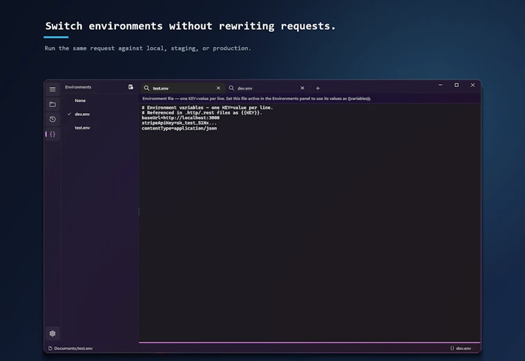 Karve - 专为 Windows 开发者打造的 API 客户端 产品图片 6