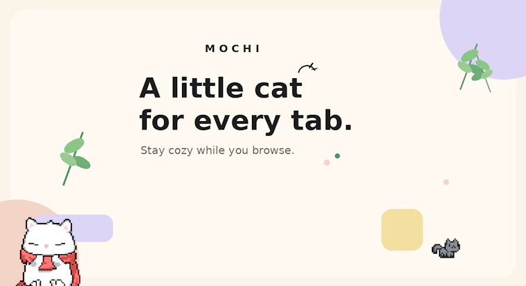 Mochi - 为每个浏览器标签页配备一只灵动的小猫。 产品图片 4